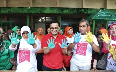 Sosialisasi Cuci Tangan di SD Sudirman Makassar